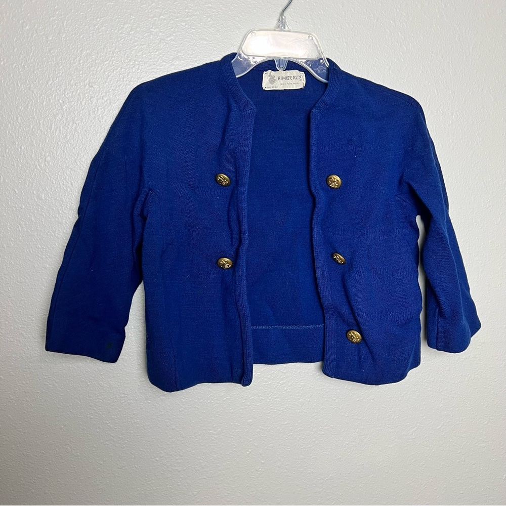 Kimberly vintage wool cropped cardigan